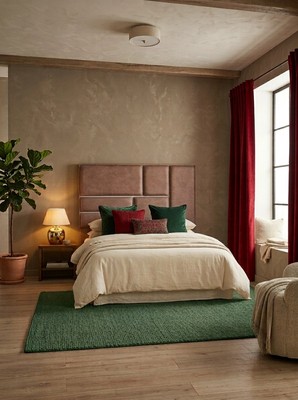 The Mocha Luxe Full Bedhead (brown)