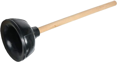 Black Plunger with Stick