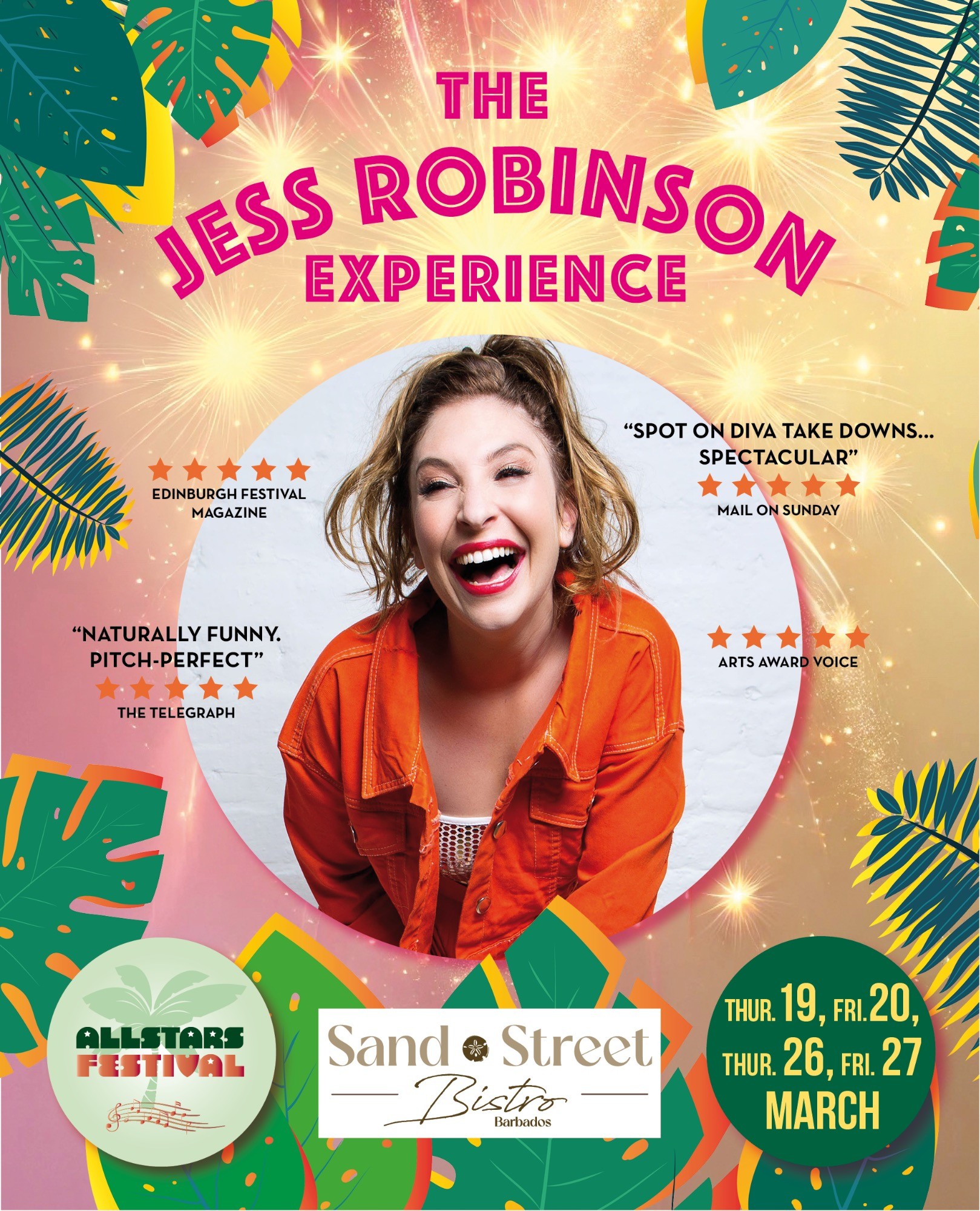 Jess Robinson flyer