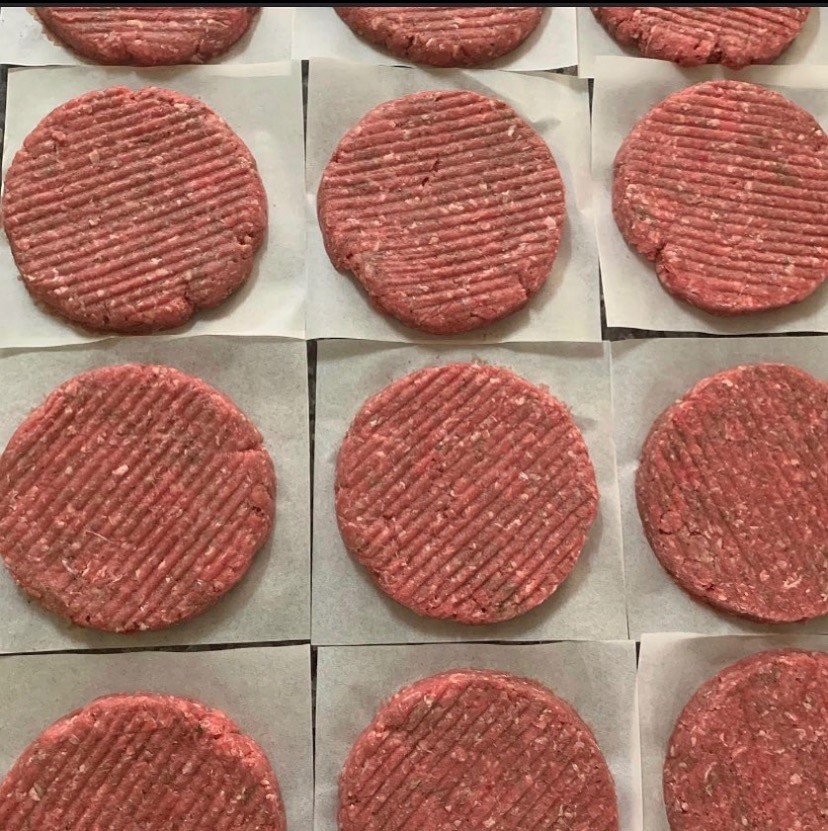 Beef burgers 2 oz ( per burger)