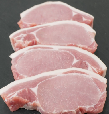 Bone Less Pork Chops ( price per lbs )