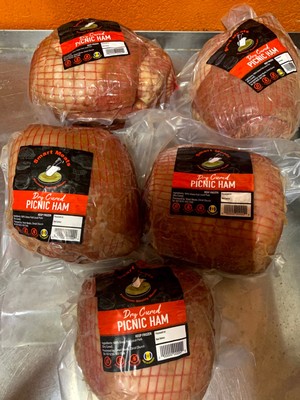Pre Cook molasses picnic Hams ( price per lbs )