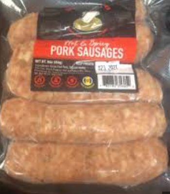 Hot & Spicy Sausage ( price per  pack )
