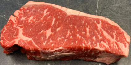 Strip loin steaks ( per lbs )
