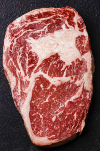 Beef rib eye ( per lbs )