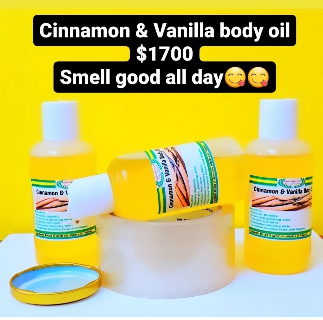 Cinnamon and Vanilla Body Oil