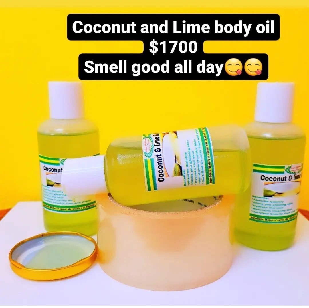Coconut and Lime Body Oil