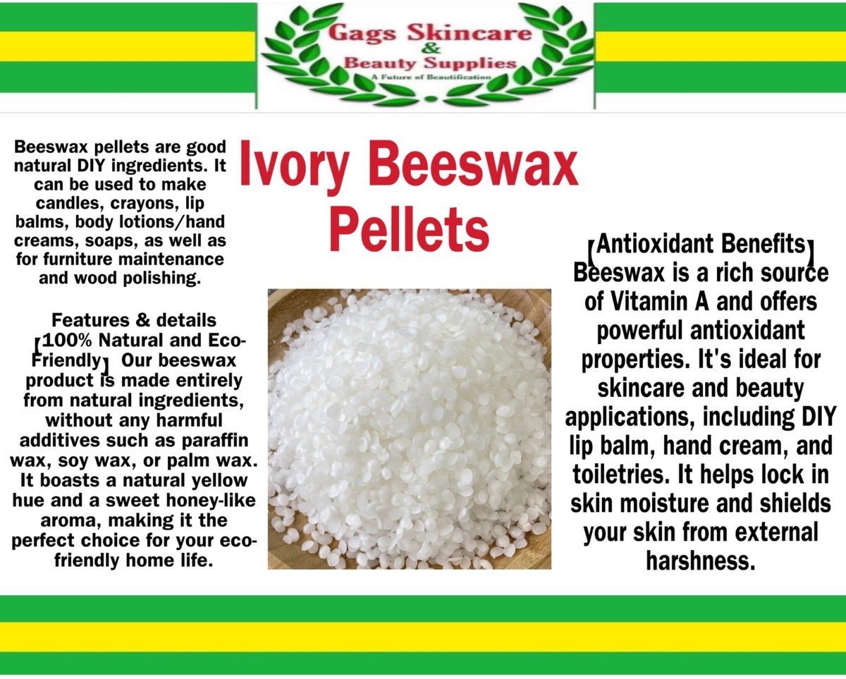 Ivory Beeswax Pastilles