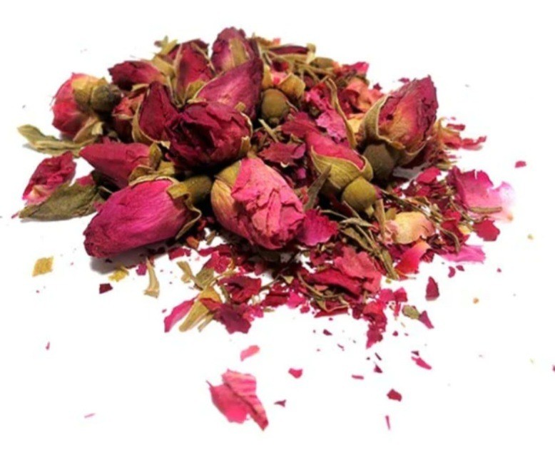 Dried Rose Buds and Petals