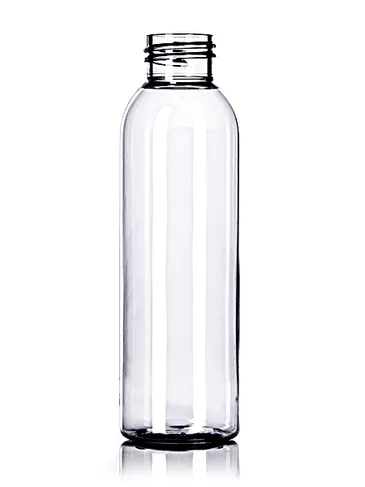 4oz clear plastic bottle