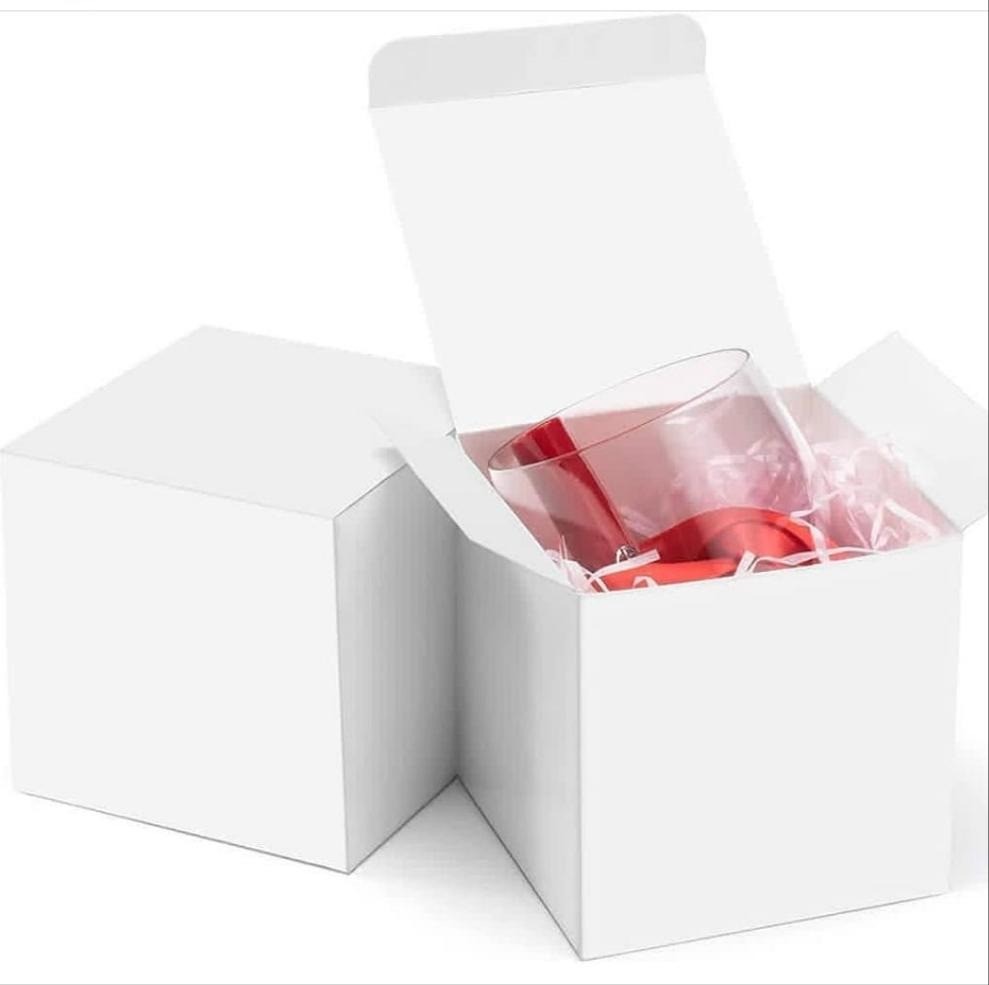 4x4x4 White Small mug/Packaging box
