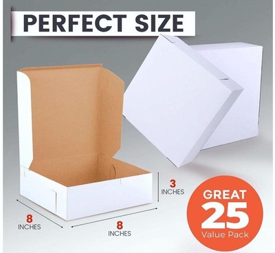 8x8x3 Cake or Packaging box