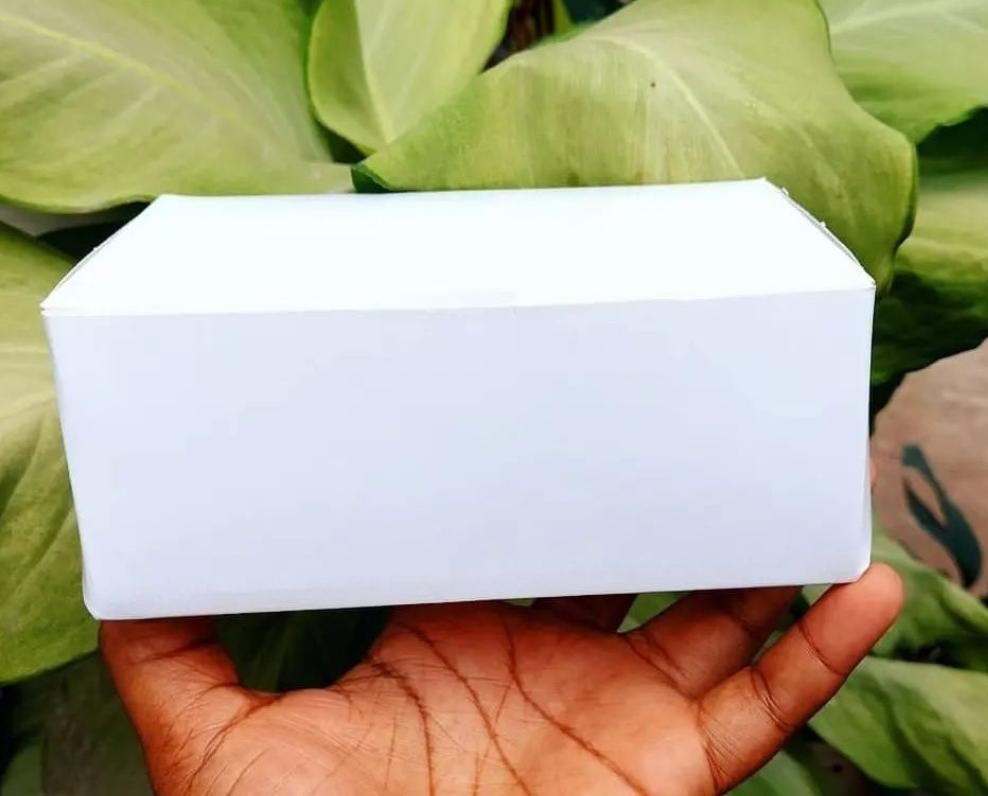 Small white currygoat box