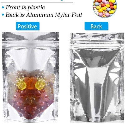 4x6 one sided clear standup pouch