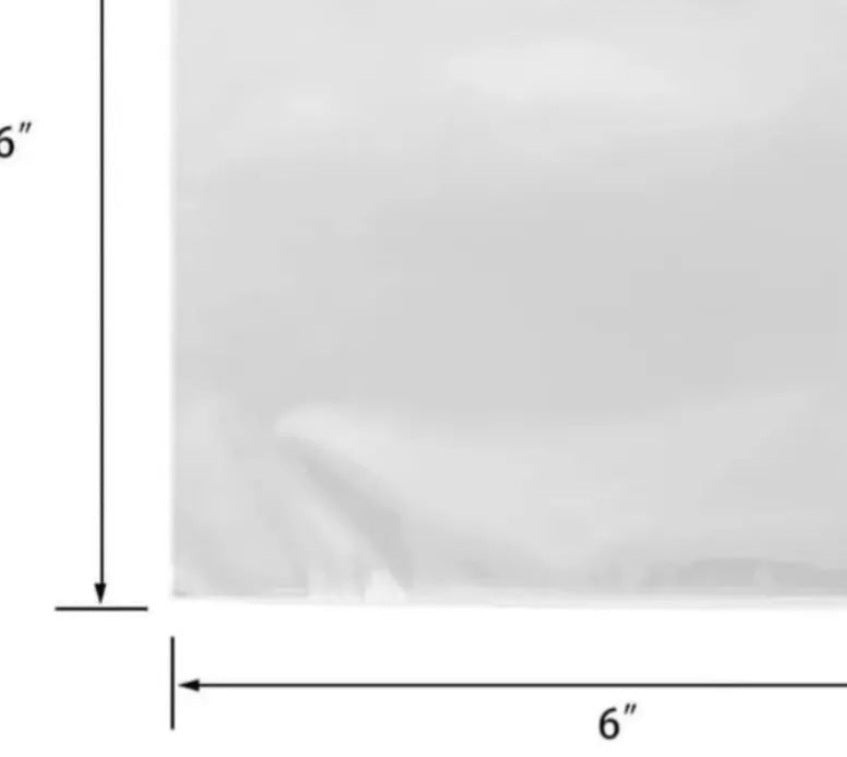 6x6 Clear Shirnk Bag