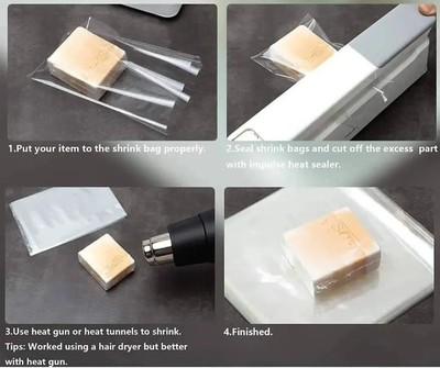 6x6 Clear Shirnk Bag