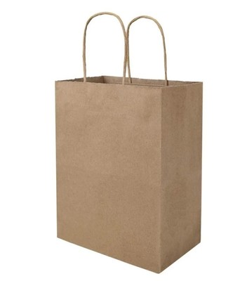 8x10 Brown Paper Bag With Handle