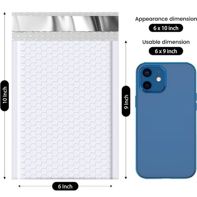 6x10 White Bubble Mailer