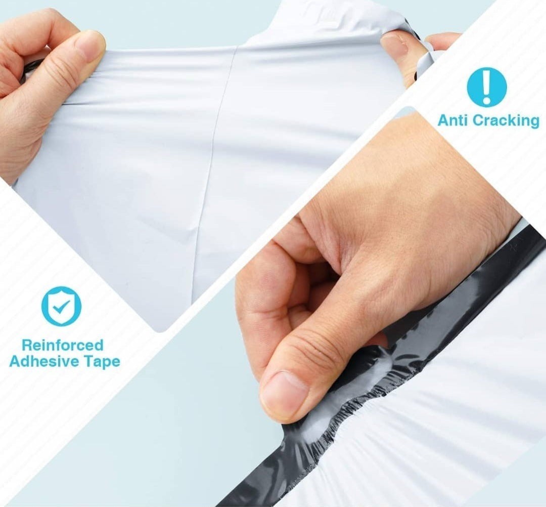 9x12 White Polymailer Bags