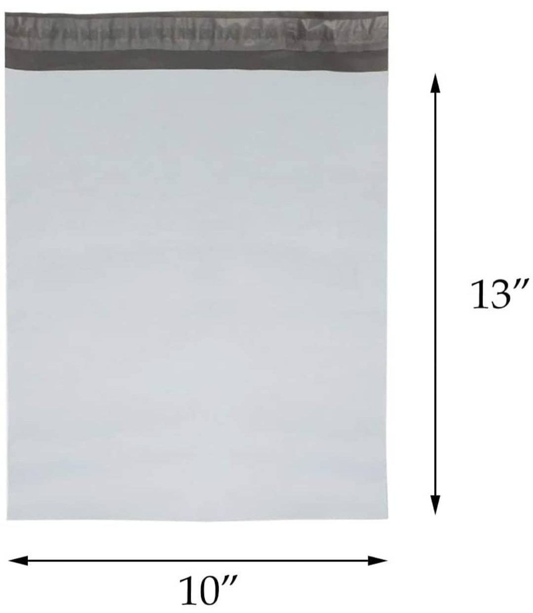 10x13 White Polymailer Bag