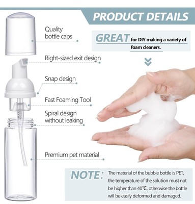 2oz Clear Foam Bottle