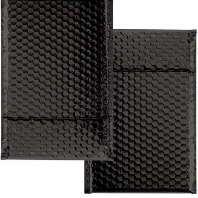 Black/ White 6x10 bubble mailer