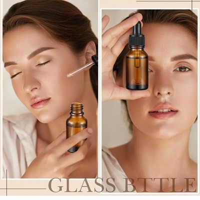 15ml Glass Amber Dropper Bottle