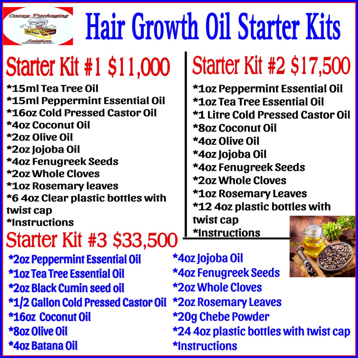 Hair growth oil Starter kits