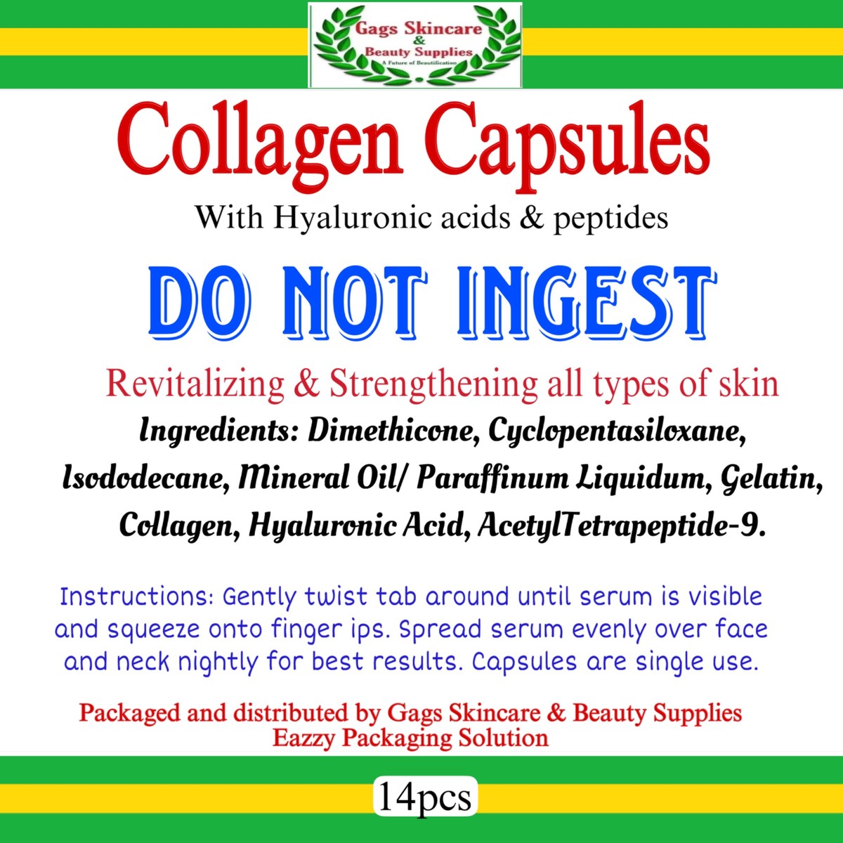 Collagen Capsules- 14pcs