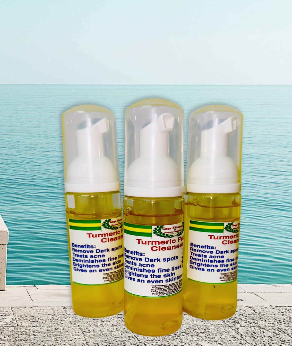 Turmeric facial cleanser