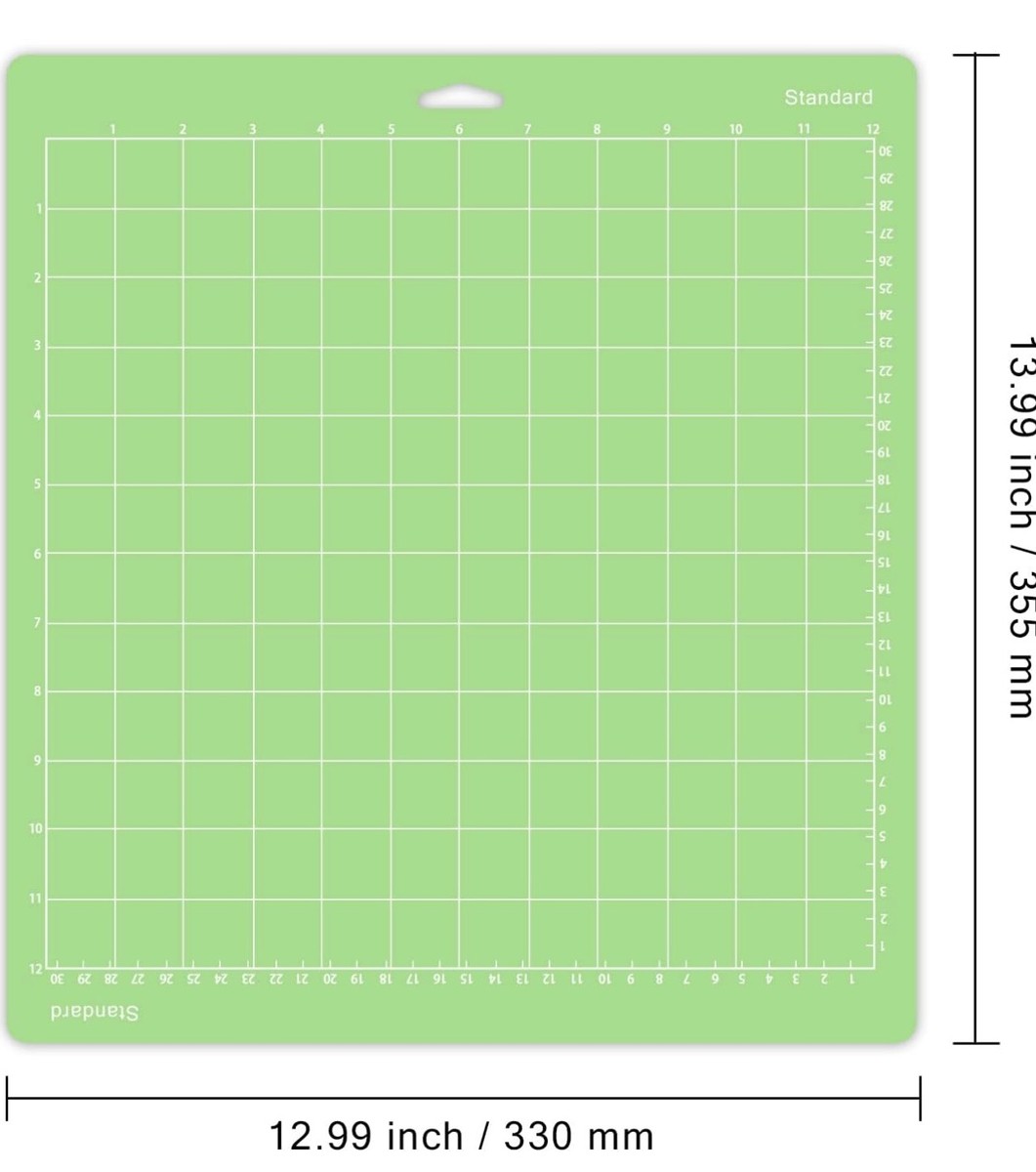 12x12” Standard Green Grip Adhesive Sticky Non-Slip Durable Mat Cut Mats