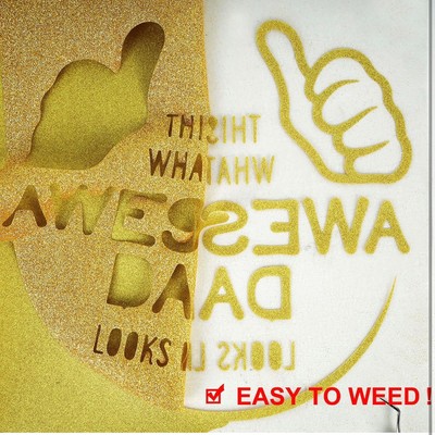 Gold Glitter Htv Vinyl