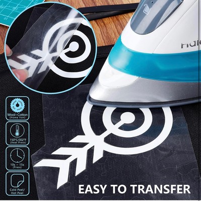 White HTV Vinyl 12”x12”