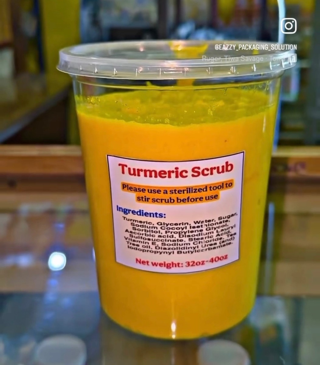 32oz Turmeric scrub