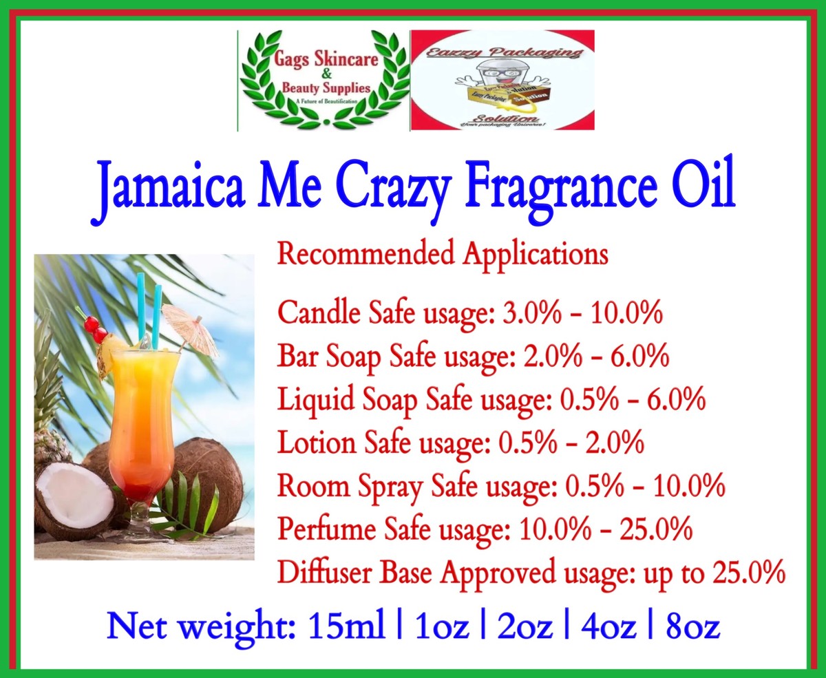 Jamaica Me Crazy Fragrance Oil