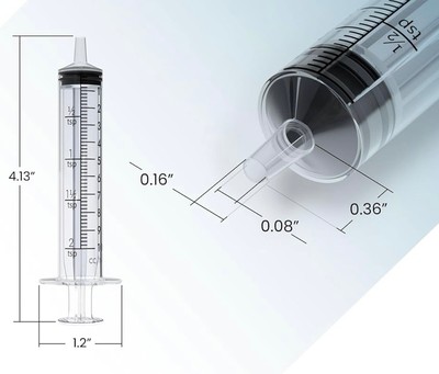 10ml Luer Slip Tip Syringes (No Needle) - Sterile (Disposable)
