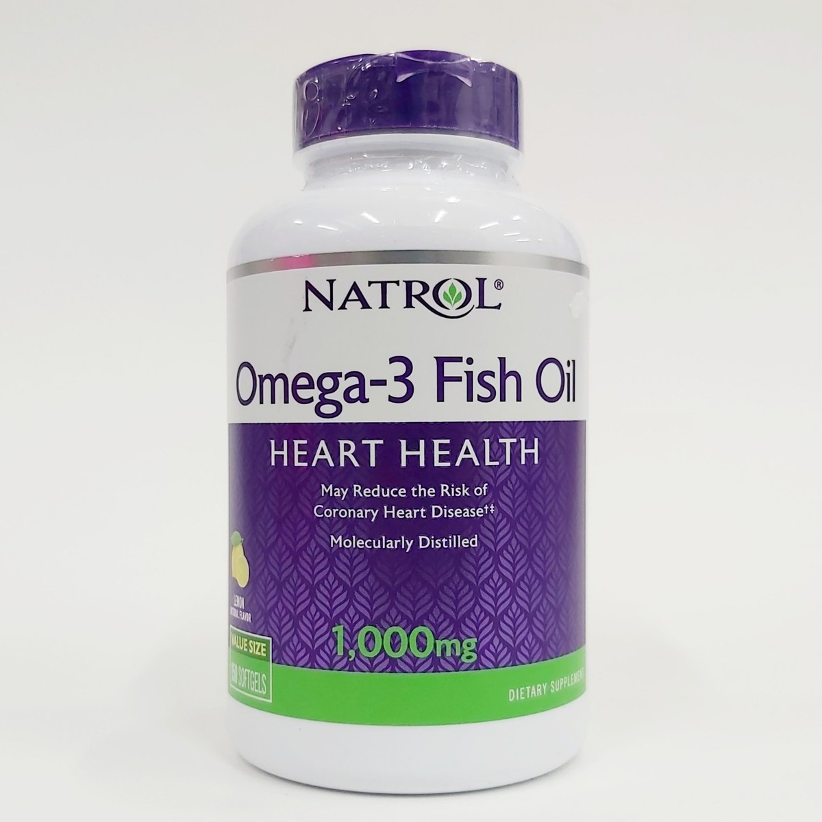 Natrol Omega-3 1,000mg Fish Oil Softgels