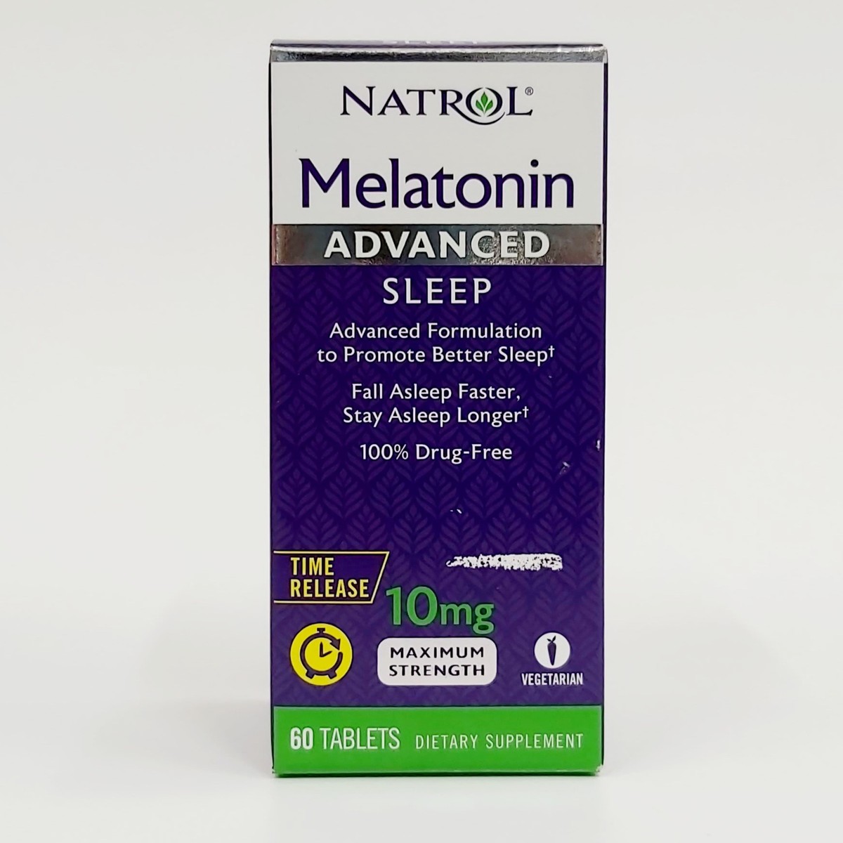Natrol, Melatonin, Advanced Sleep, Time Release, 10 mg, 60 Tablets