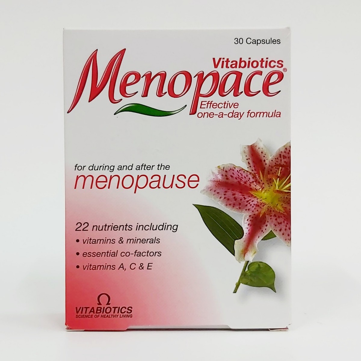 Vitabiotics Menopace 30 Capsules