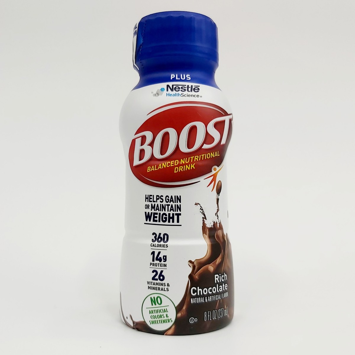 Boost Plus Complete Nutritional Drink Rich Chocolate 8 Fl Oz