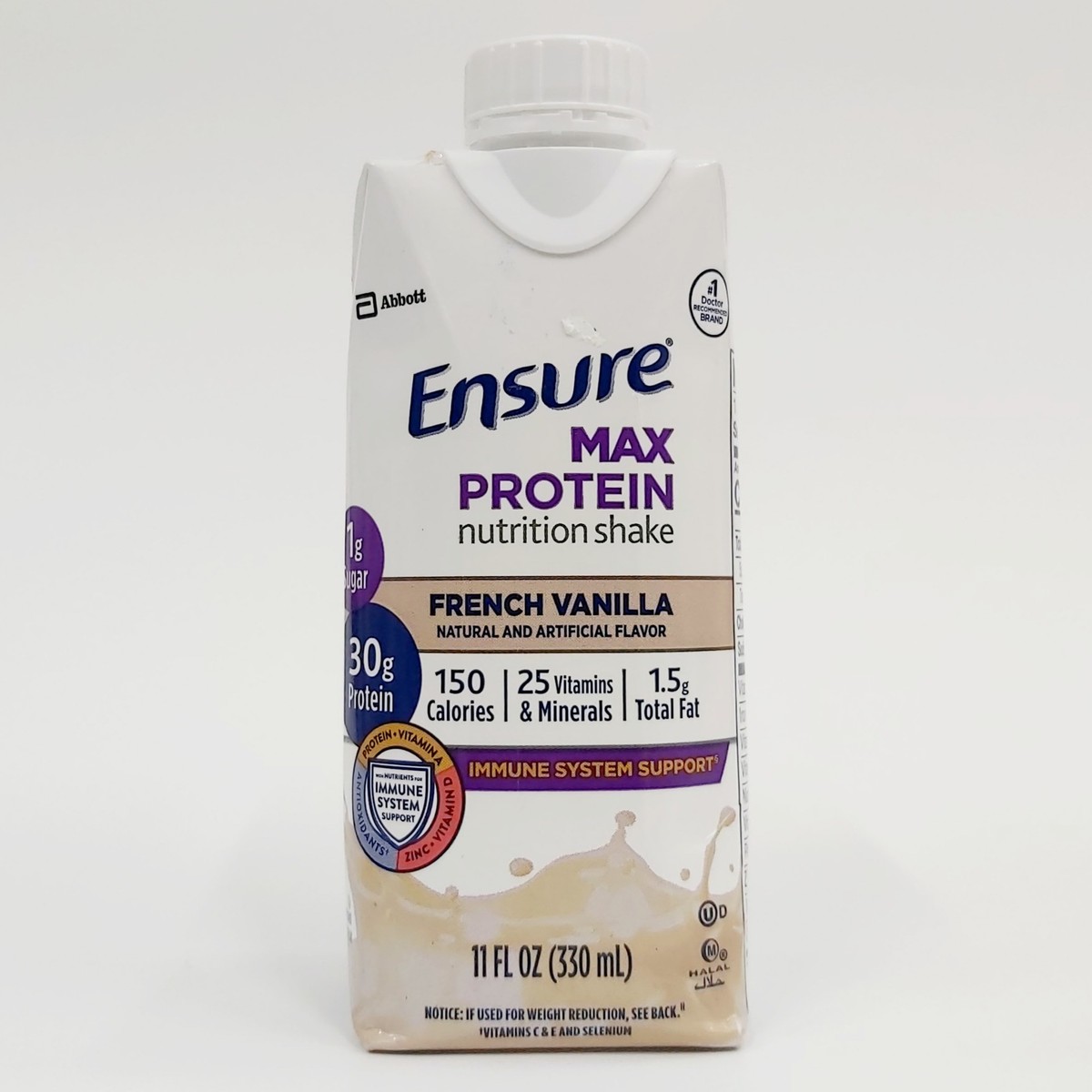 Ensure French Vanilla Max Protein Nutrition Shake, French Vanilla