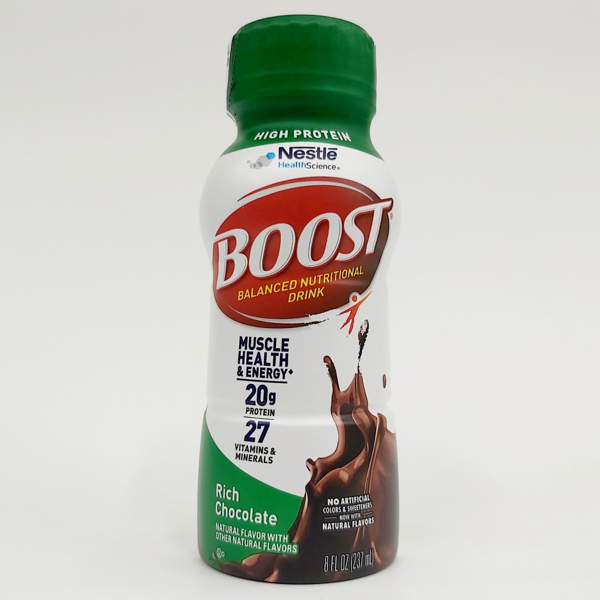 Boost High Protein with Fiber Complete Nutritional Drink, Rich Chocolate, 8 fl oz