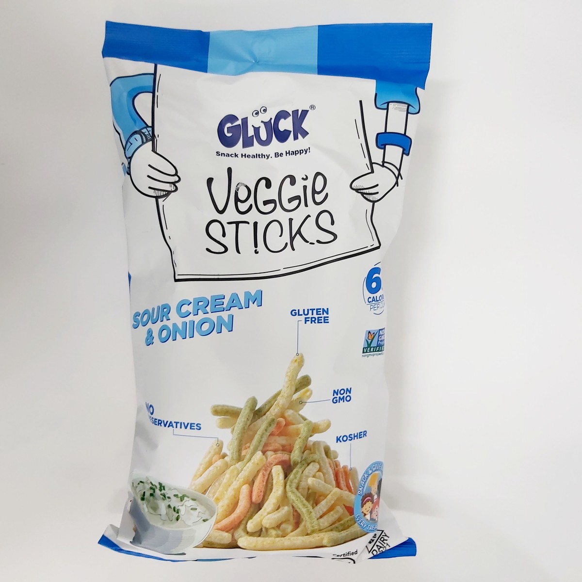 Gluck Veggie Sticks Sour Cream & Onion 5.5OZ