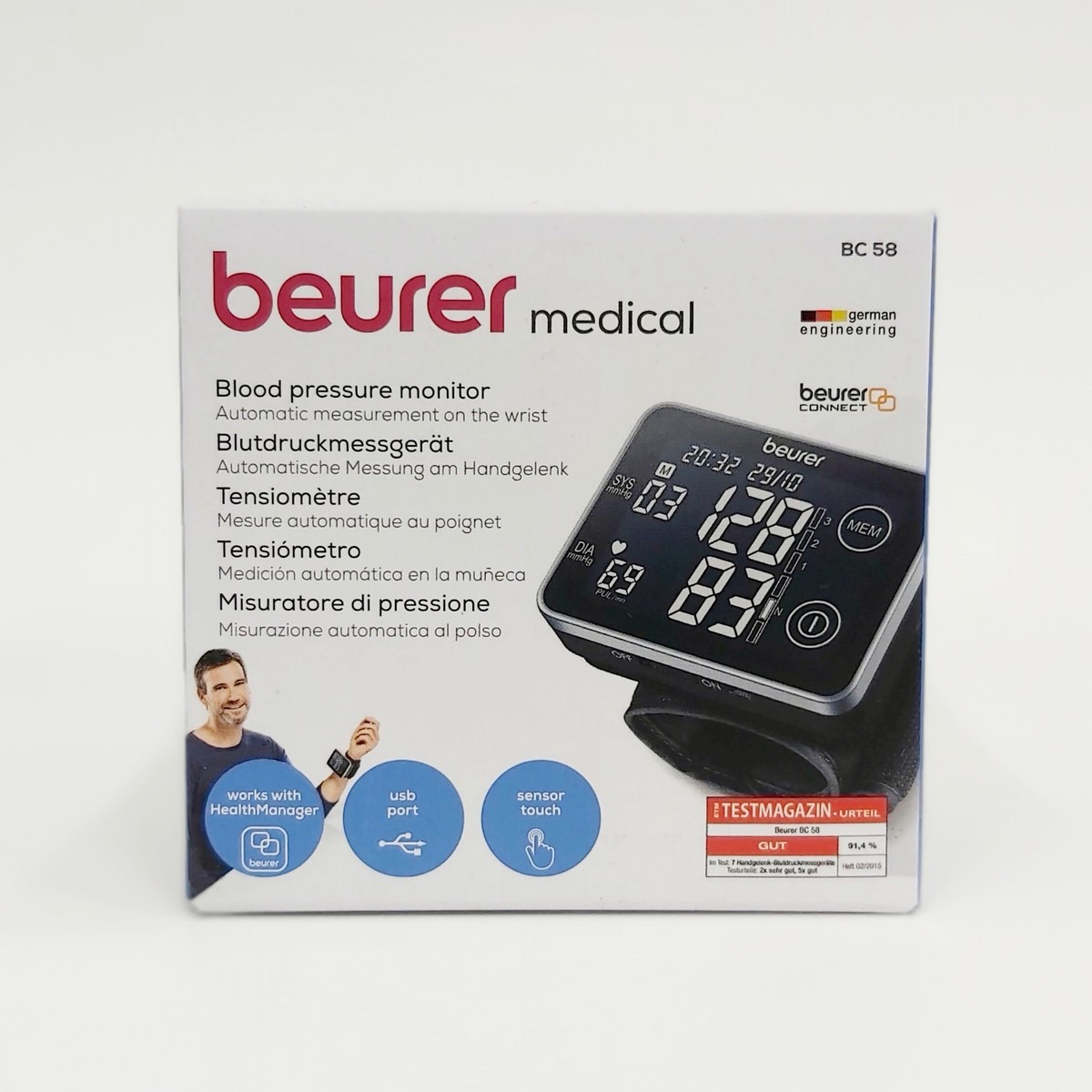 Beurer BC 58 Wrist Blood Pressure Monitor