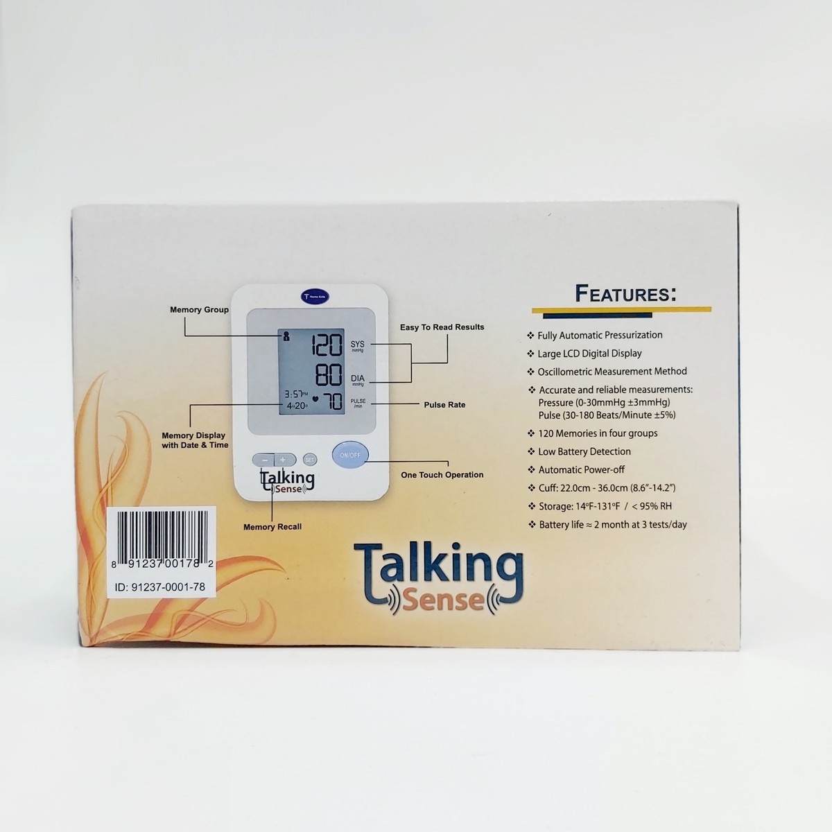 Talking Sense Arm Automatic Monitor With Regular Cuff