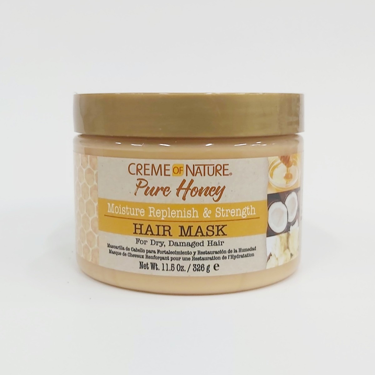 Hair Mask Creme of Nature, Pure Honey, Coconut Oil and Shea Butter