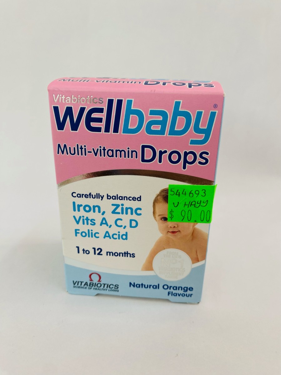Vitabiotics Wellbaby Multivitamin Drops 30ml