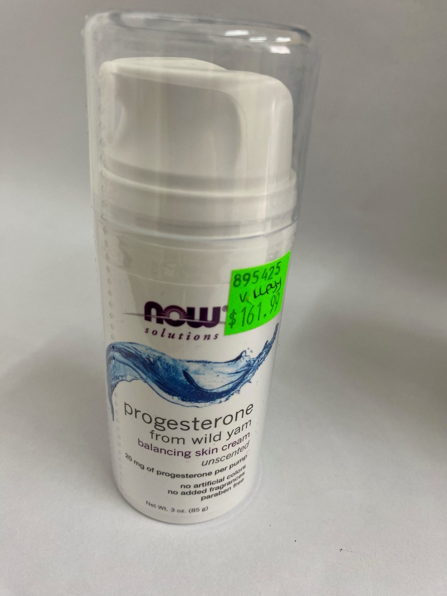 NOW  Progesterone from Wild Yam Balancing Skin Cream