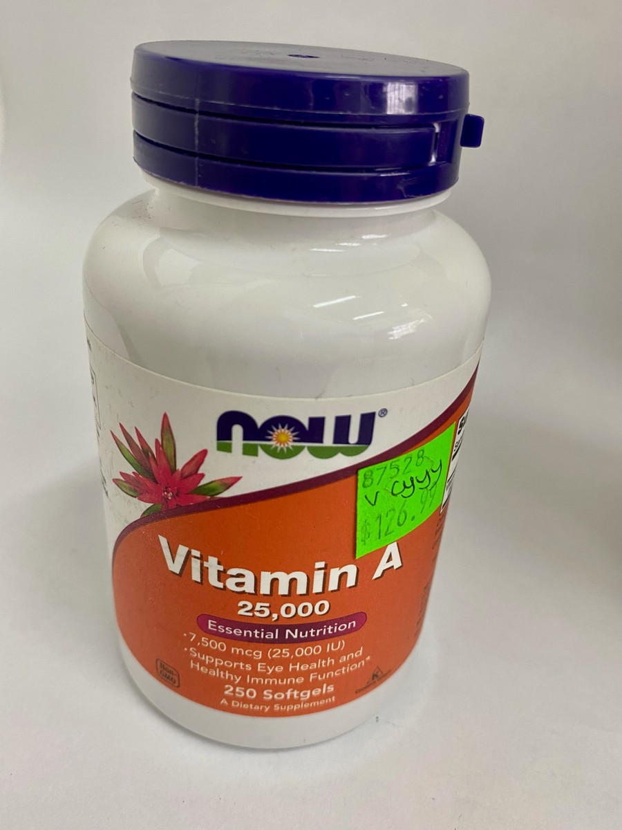 NOW Vitamin A 25,000 Softgels 250's