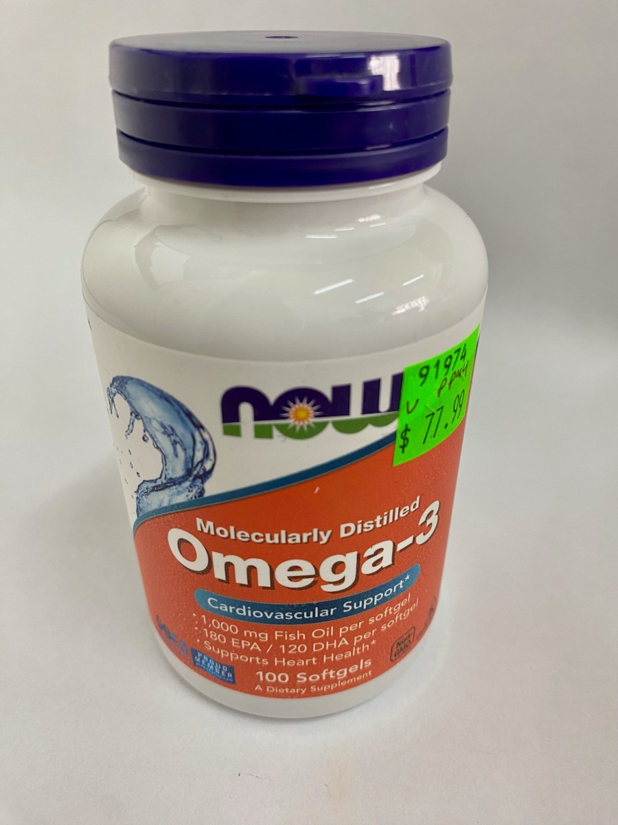NOW Omega-3, 100 Softgels